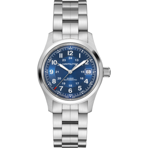 Hamilton Khaki Field Auto 38mm In Blue