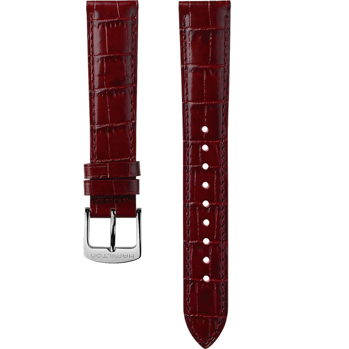 American Classic RED STRAP 18mm Couleur du bracelet Bordeaux H6001341041 Hamilton Watch