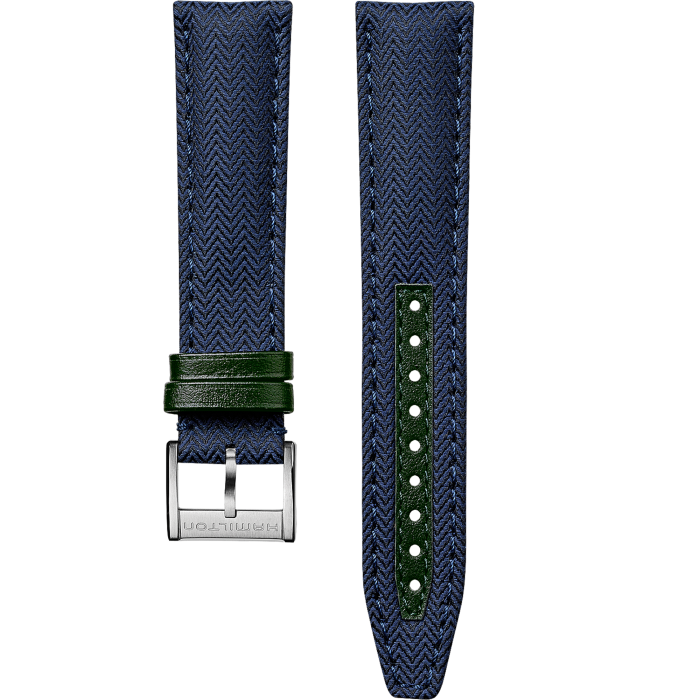 Broadway BLUE STRAP 20MM Strap color Blue H6004331051 Hamilton Watch