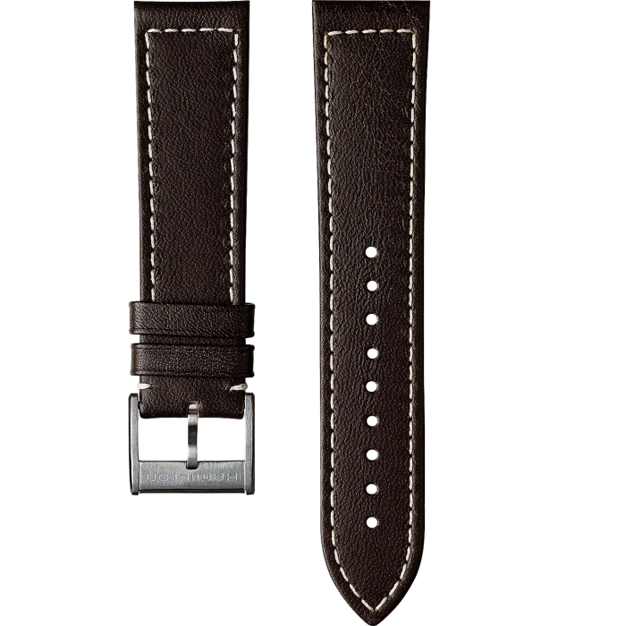 Khaki Navy BROWN STRAP 22mm Strap color Brown H6007771081 Hamilton Watch