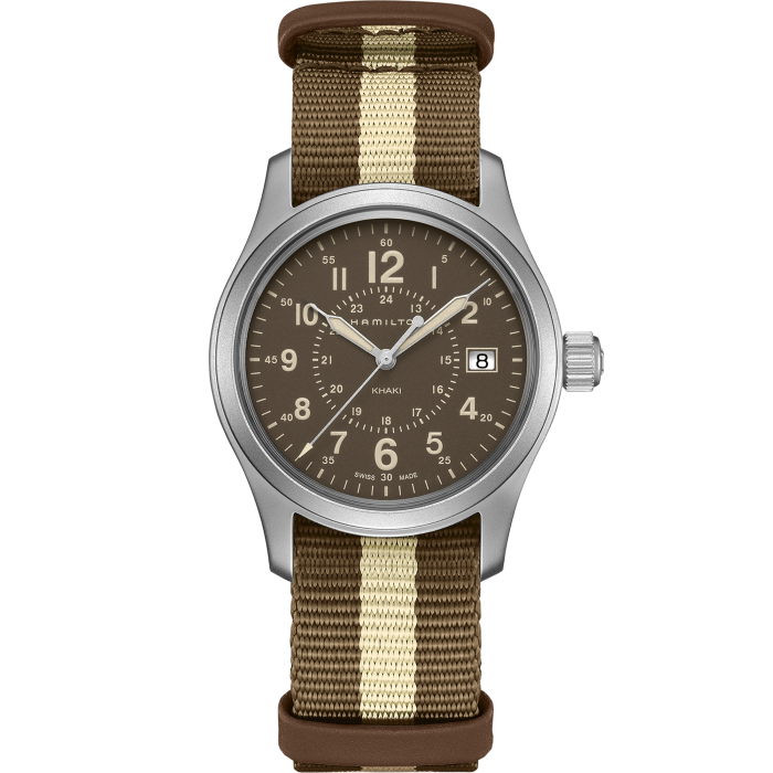 Khaki Field Quartz - Dial color:Brown - H68201093 | Hamilton