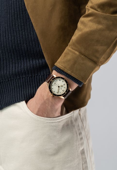 Khaki Aviation Pilot Pioneer Mechanical 43 mm 8