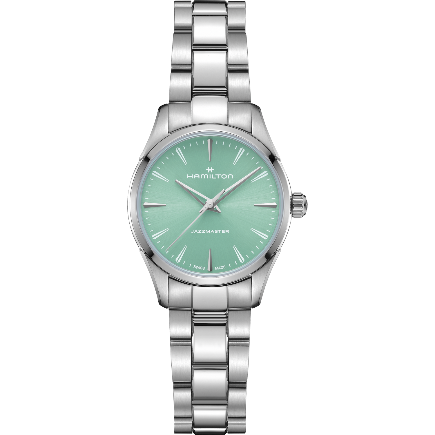 Hamilton Jazzmaster Quartz 32mm Blue Dial In Metallic