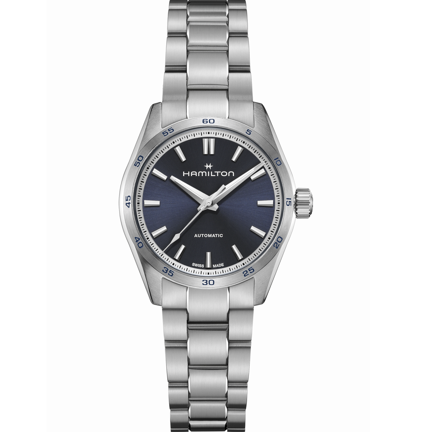 Hamilton Jazzmaster Performer auto 34mm Blue Dial
