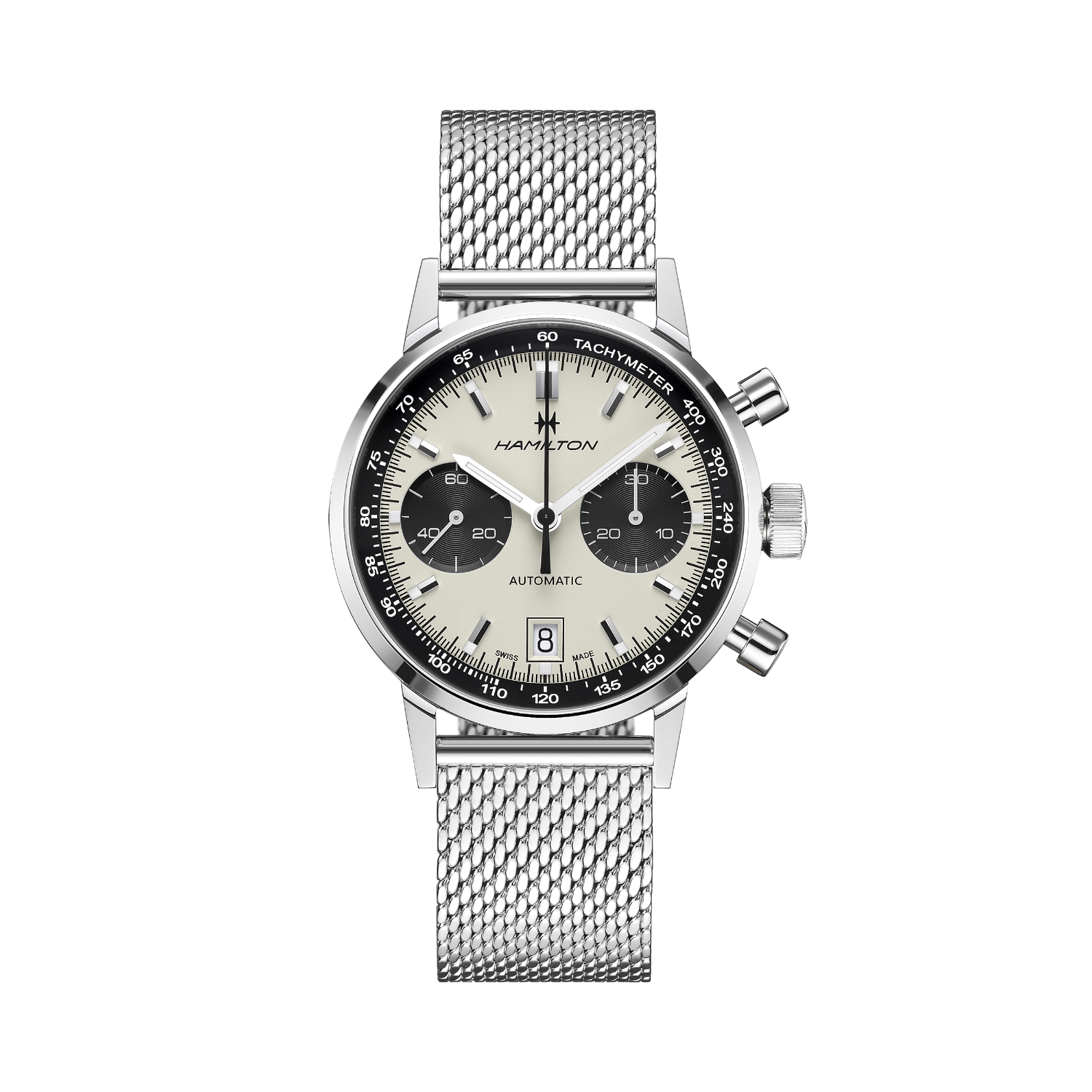 Hamilton American Classic Intra-Matic Auto Chrono 40mm White Dial