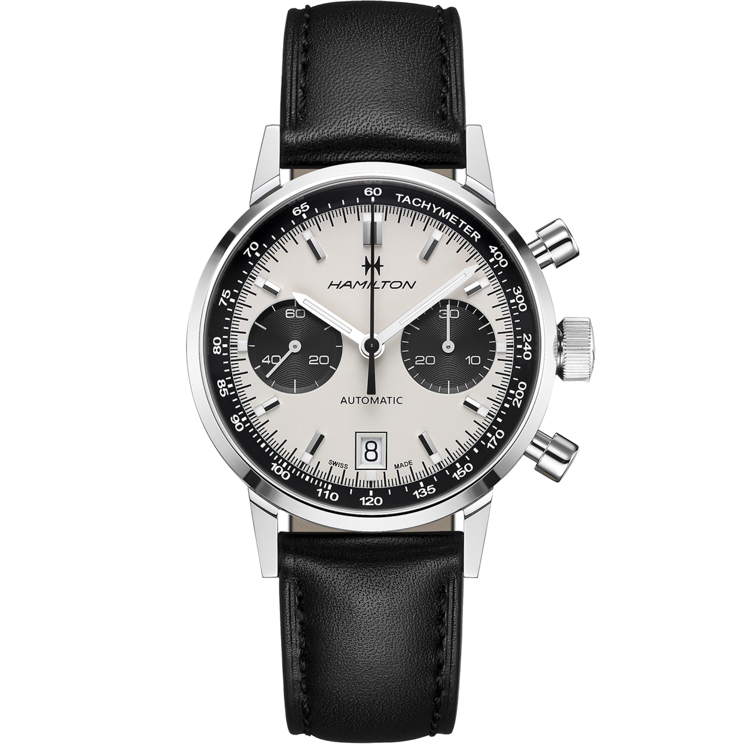 Hamilton American Classic Intra-Matic Auto Chrono 40mm White Dial