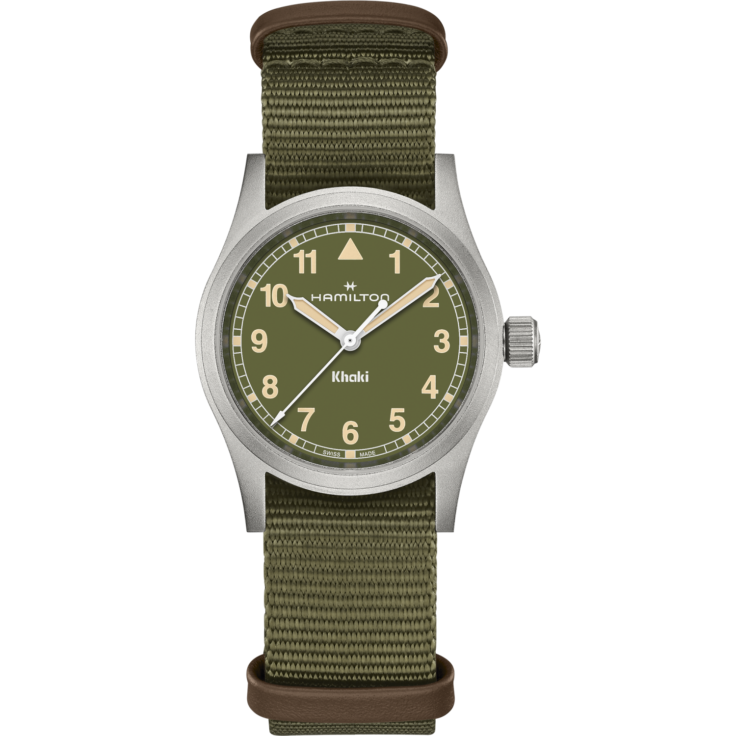 Hamilton Khaki Field Quartz 33mm Grün Dial