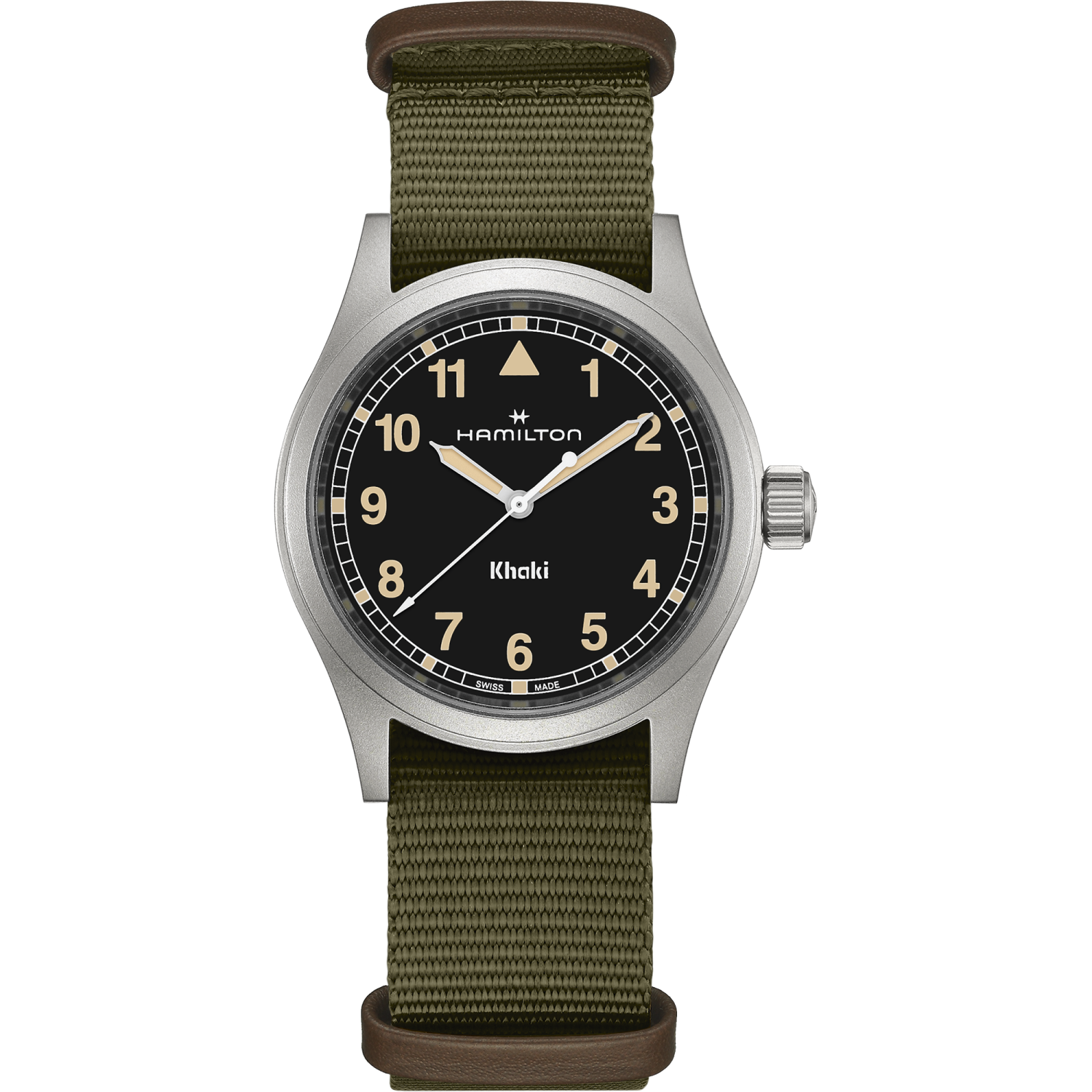 Hamilton Khaki Field Quartz 38mm Black Dial