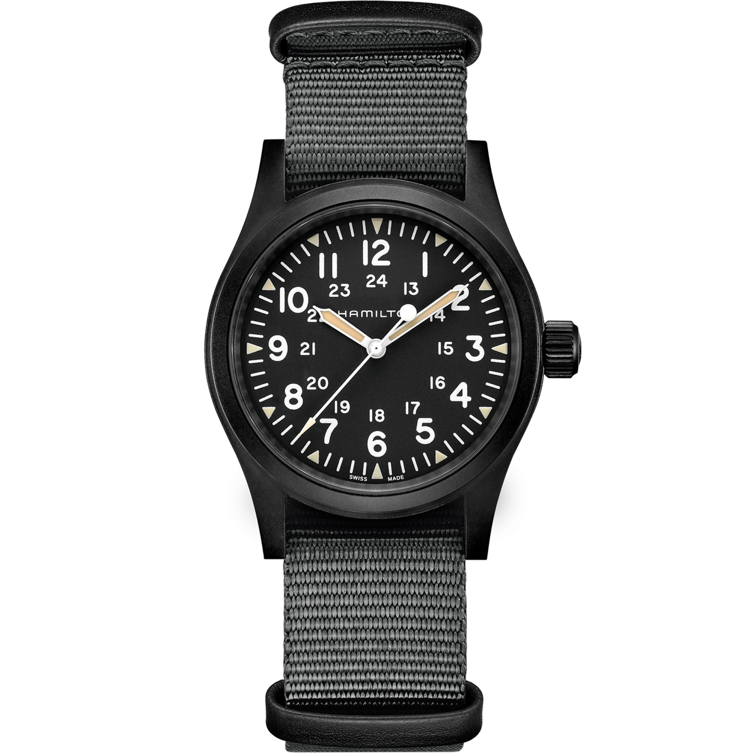 Hamilton Khaki Field Mechanical 38mm Black Dial