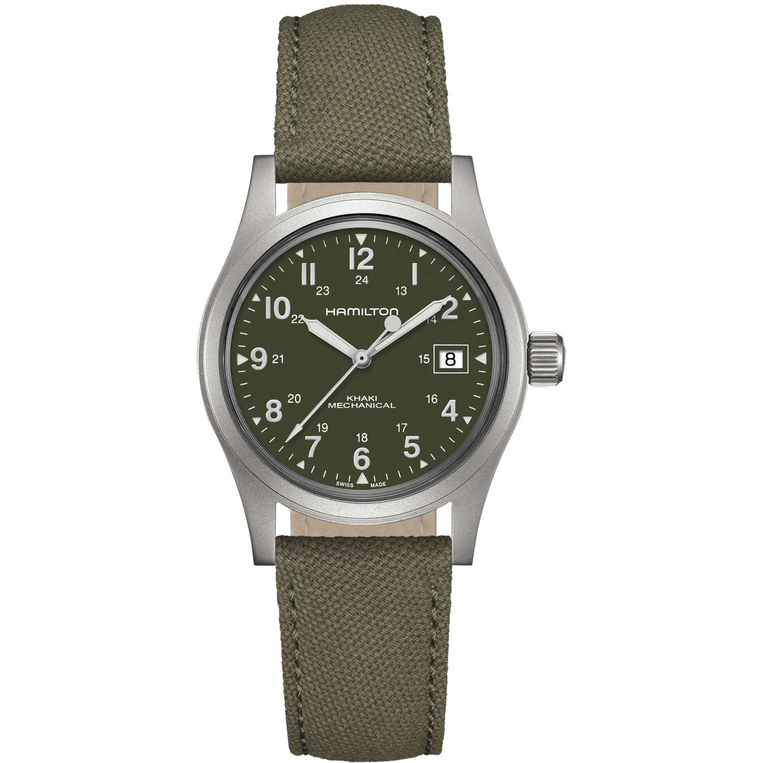 Hamilton Khaki Field Mechanical 38mm Green Dial