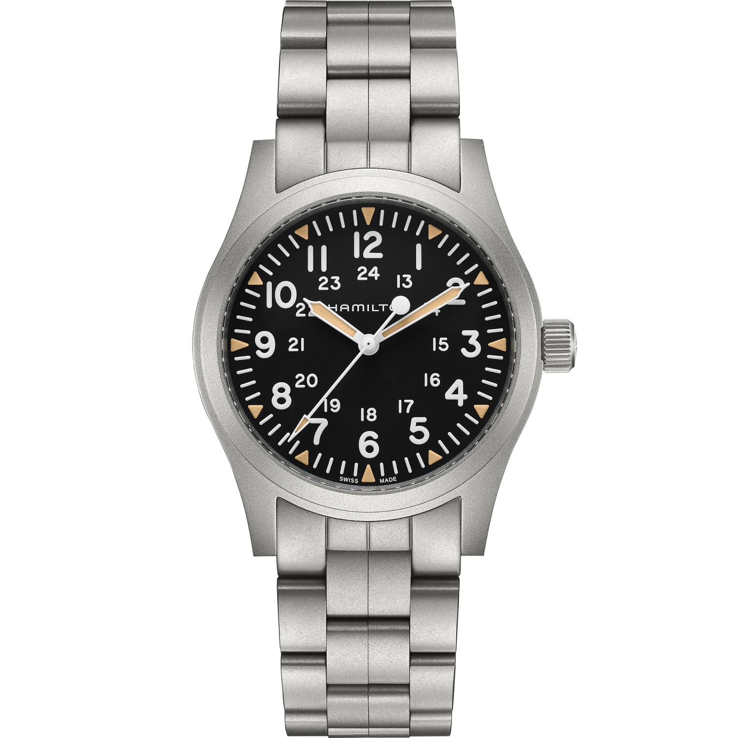 Hamilton Khaki Field Mechanical 42mm Black Dial