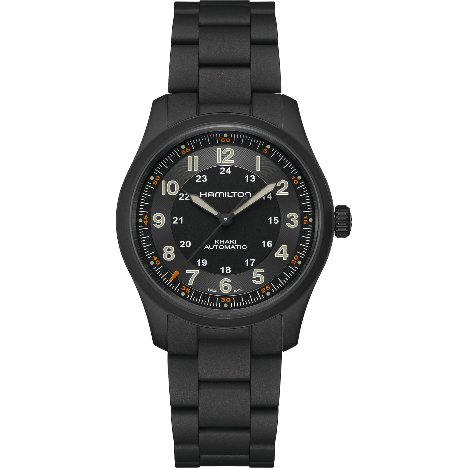 Hamilton Khaki Field Titanium Auto 38mm Black Dial