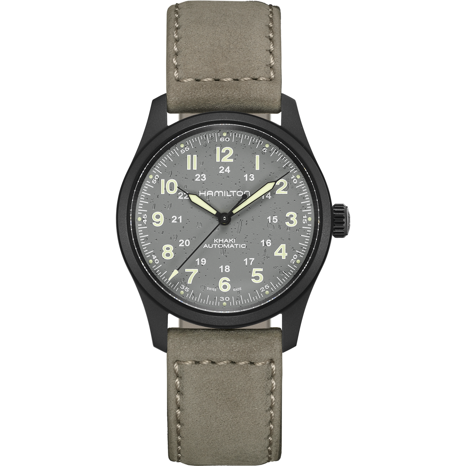 Hamilton Khaki Field Titanium Auto 38mm Grey Dial