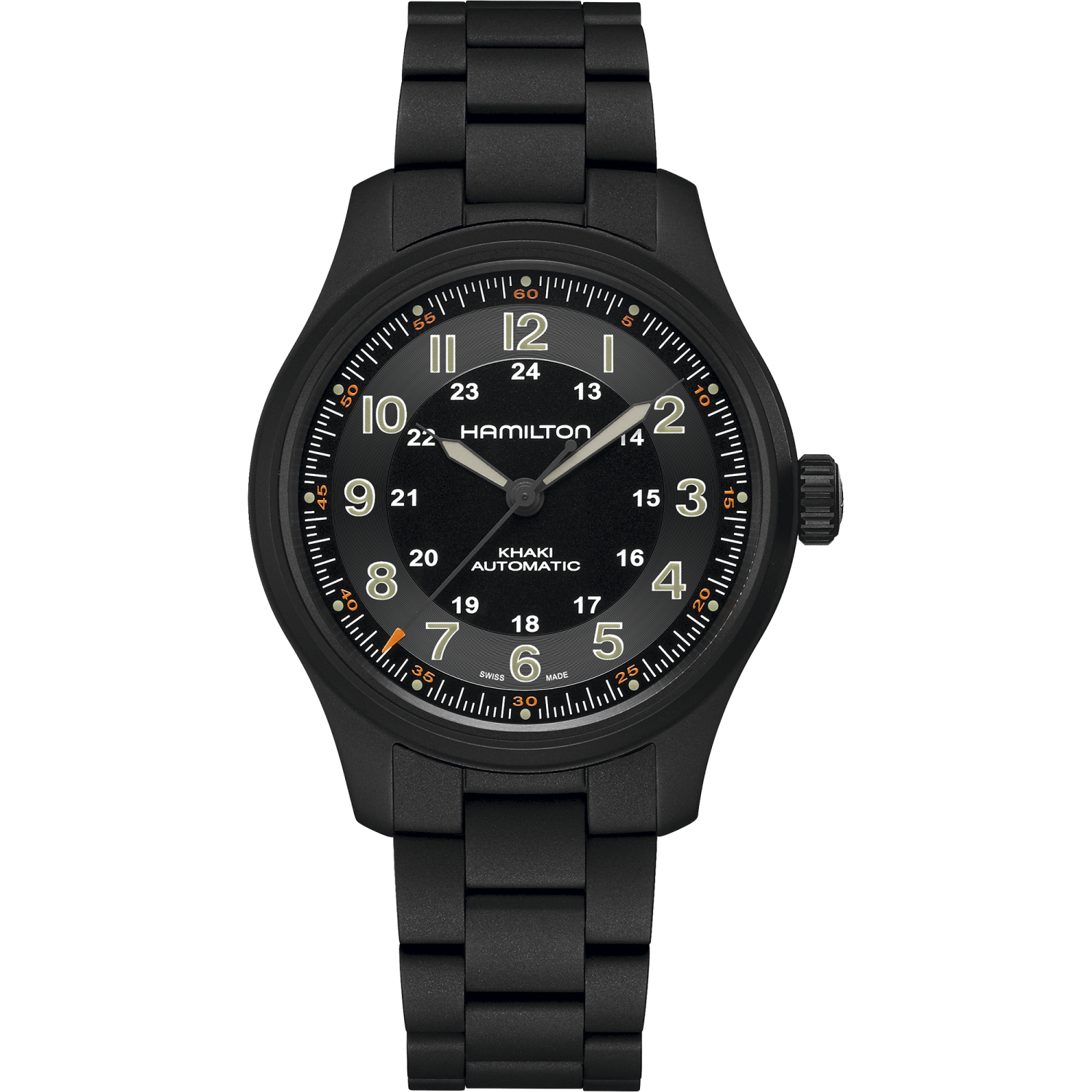 Hamilton Khaki Field Titanium Auto 42mm Black Dial