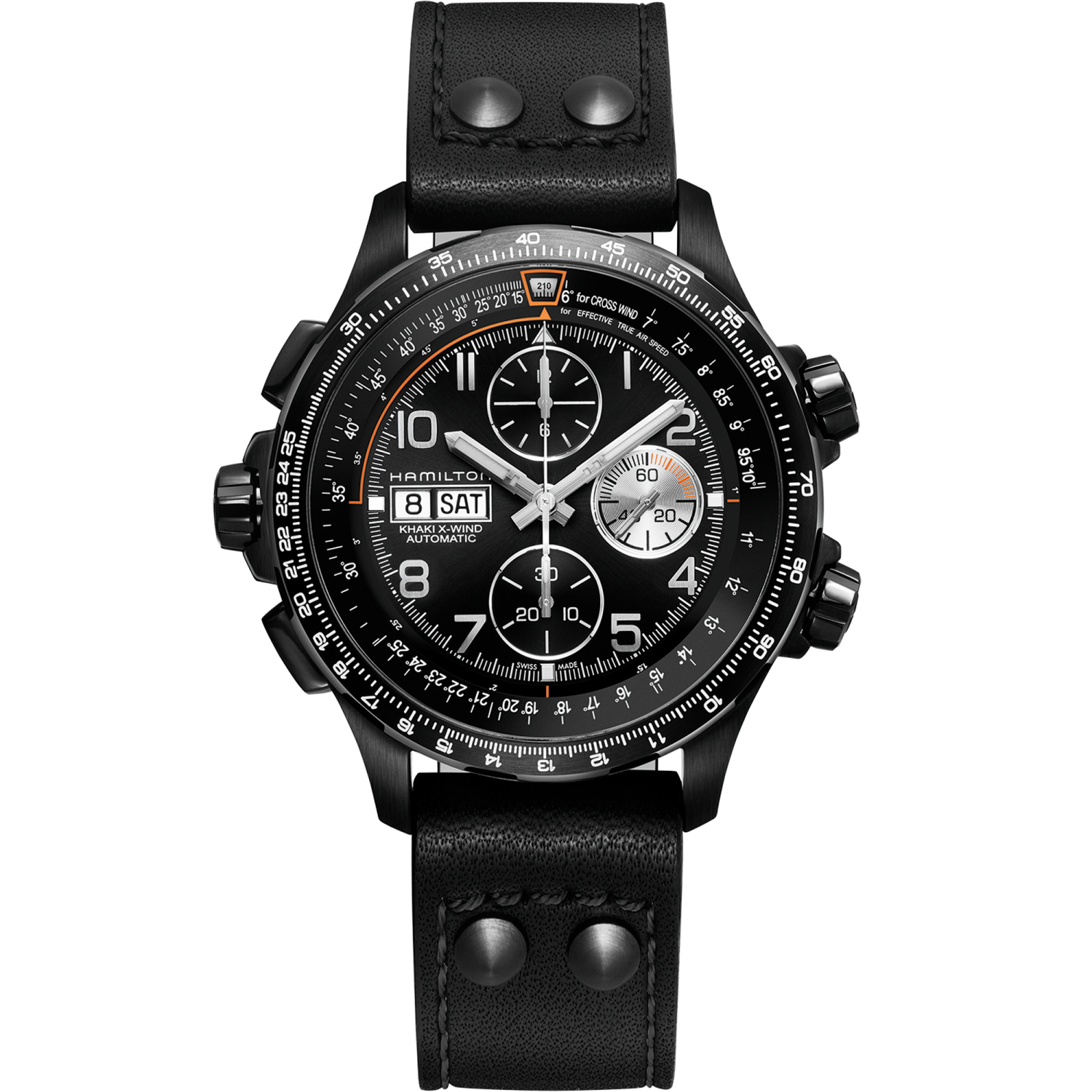 Hamilton Khaki Aviation X-Wind Auto Chrono 45mm Black Dial