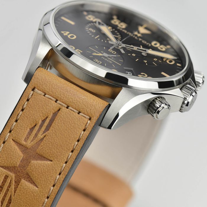 Khaki Pilot Chrono Quartz 4