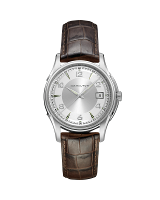 Jazzmaster Automatic Watch GMT - Grey Dial - H32605181 | Hamilton