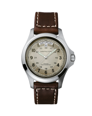 Khaki Field Automatic Watch Day Date - Black Dial - H70695735