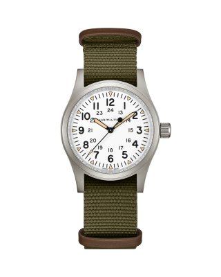 Khaki Field Mechanical 38mm - Stainless steel / Black dial / Steel 