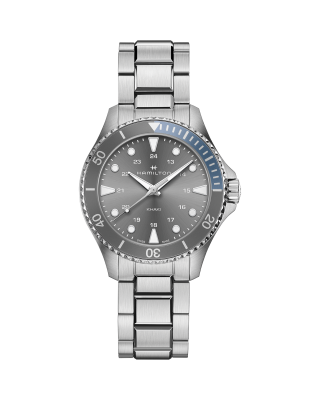 Khaki Navy Scuba Auto - Blue dial - stainless steel bracelet, Hamilton  Watch - H82505140