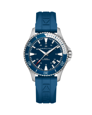 Khaki Navy Scuba Auto - Blue dial - stainless steel bracelet, Hamilton  Watch - H82505140