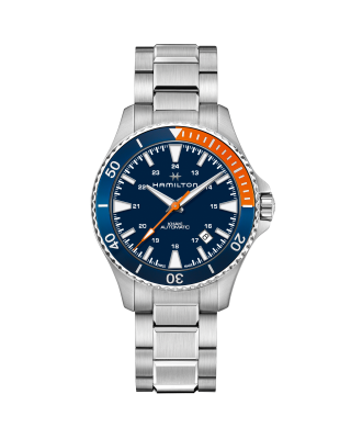Khaki Navy Automatic Watch Frogman - Blue Dial - H77705145