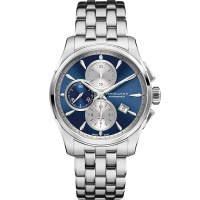 Jazzmaster Auto Chrono - Dial color:Blue - H32586541 | Hamilton Watch