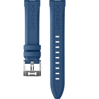 カーキ ネイビー RUBBER STRAP 20MM - ストラップカラー:ブラック