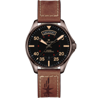Khaki Aviation Day Date Auto 1