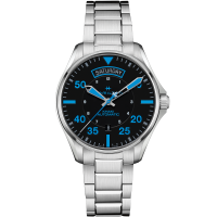Khaki Aviation Pilot Day-Date - Air Zermatt Auto - Dial color