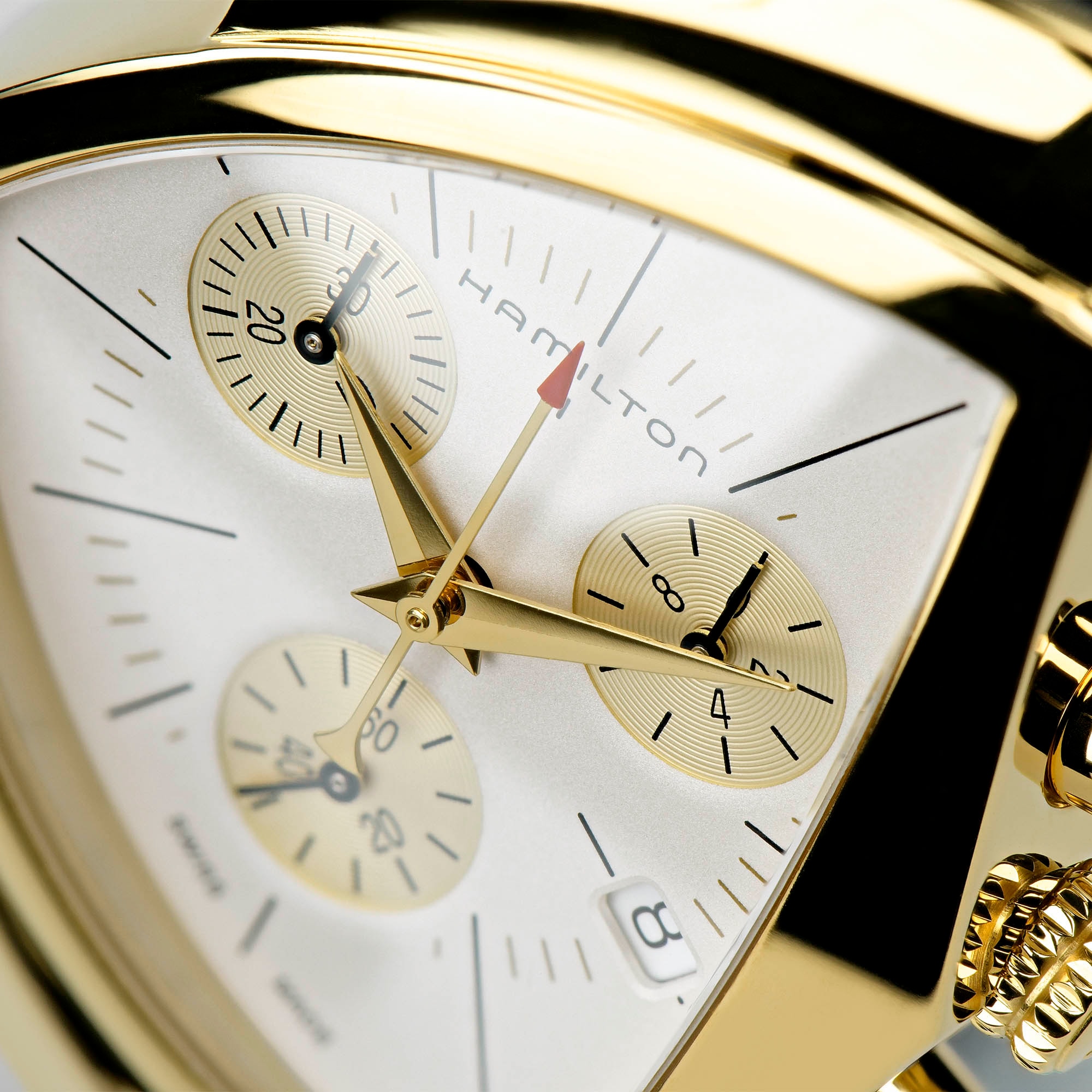 Ventura Chrono Quartz - Dial color:Silver - H24422751