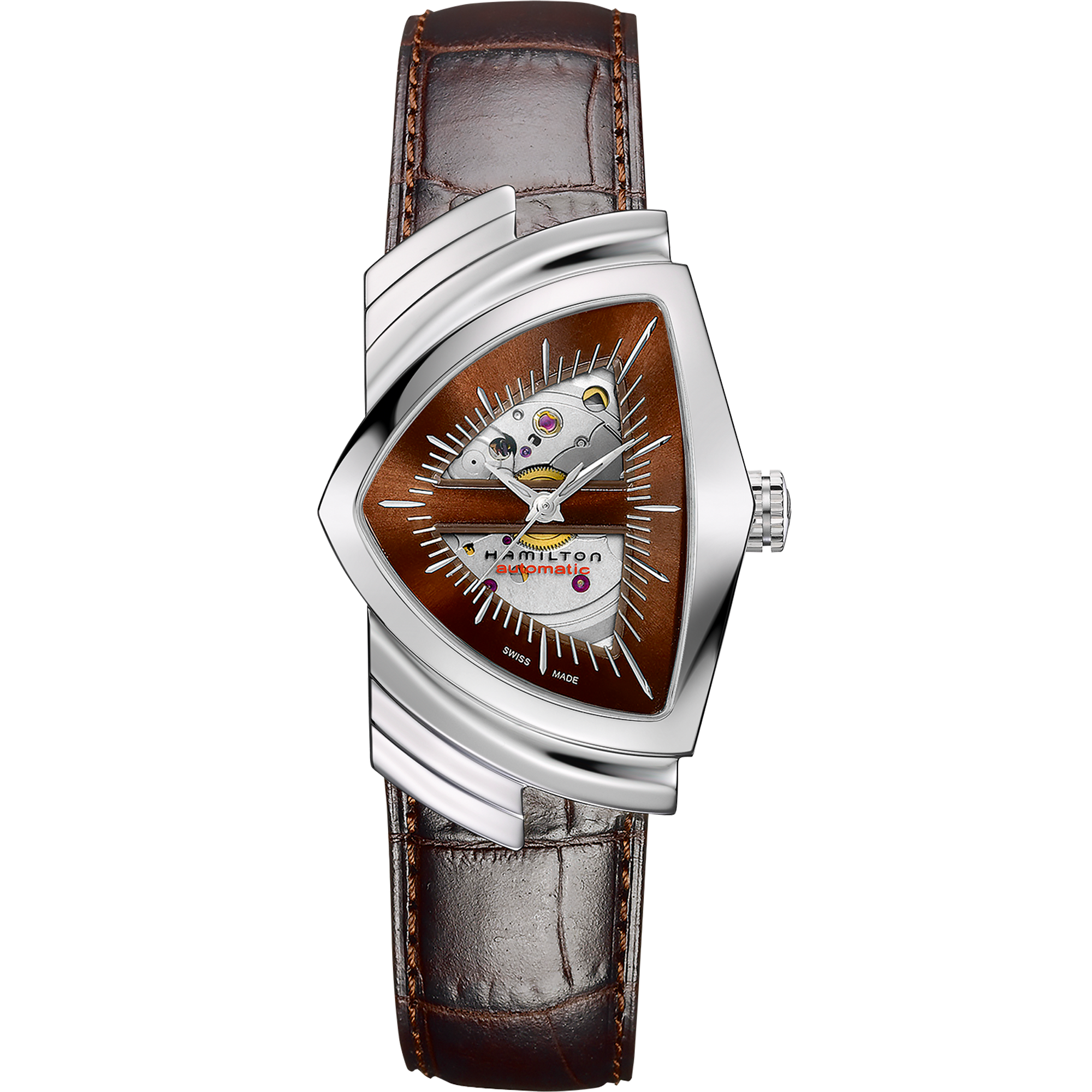 Ventura Automatic Watch - Brown Dial - H24515591 | Hamilton Watch