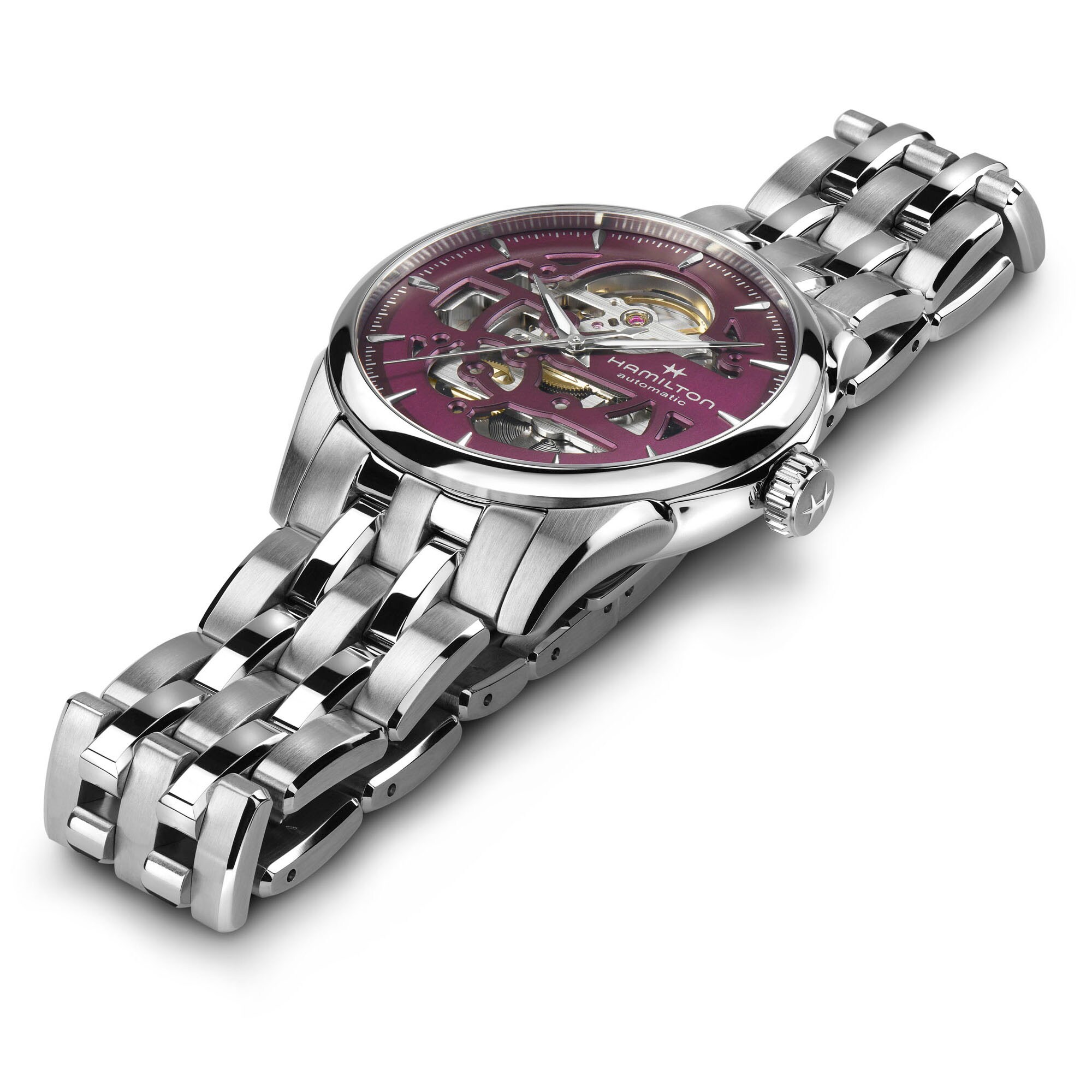 Hamilton jazzmaster skeleton lady sale