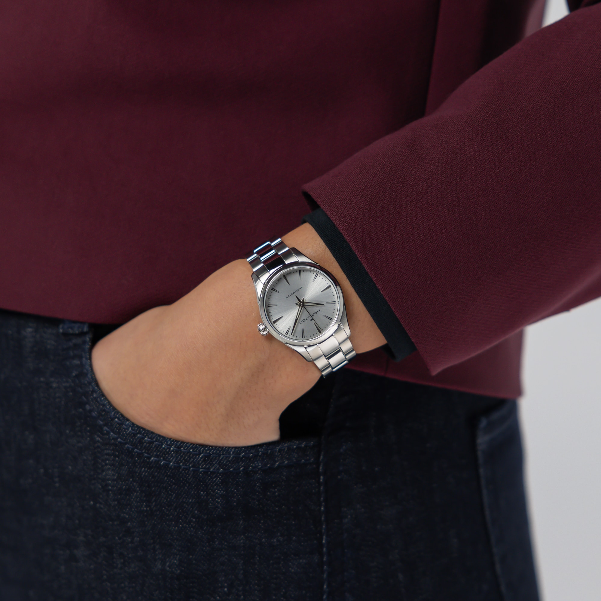 （訳あり価格）HAMILTON ジャズマスター　クォーツ腕時計 ジャズマスター クォーツ | Hamilton Watch - H32301181 | Hamilton Watch