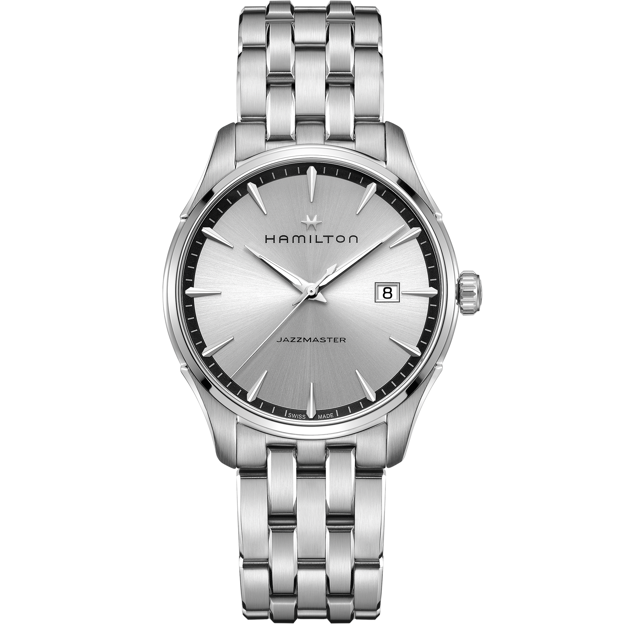 Jazzmaster Quartz Watch Gent - Silver Dial - H32451151 | Hamilton ...