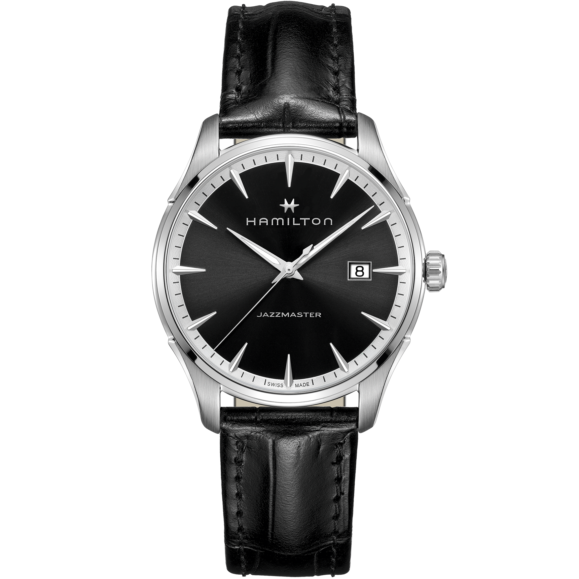Jazzmaster Quartz Watch Gent Black Dial H32451731 Hamilton Watch