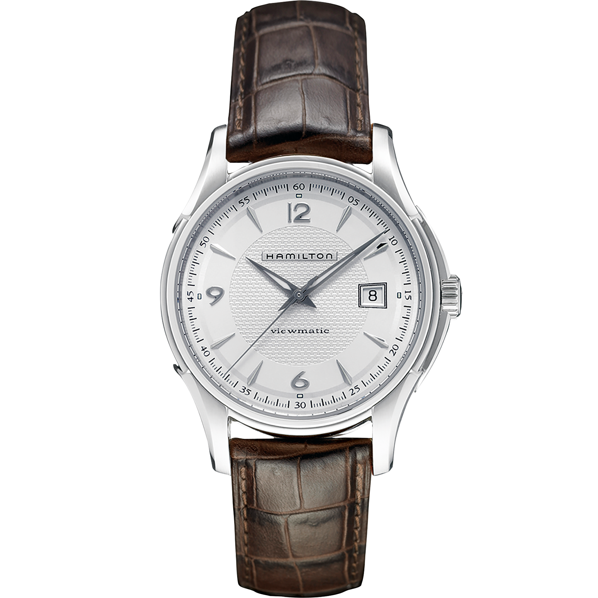 Jazzmaster Automatic Watch Viewmatic - Silver Dial - H32515555 ...