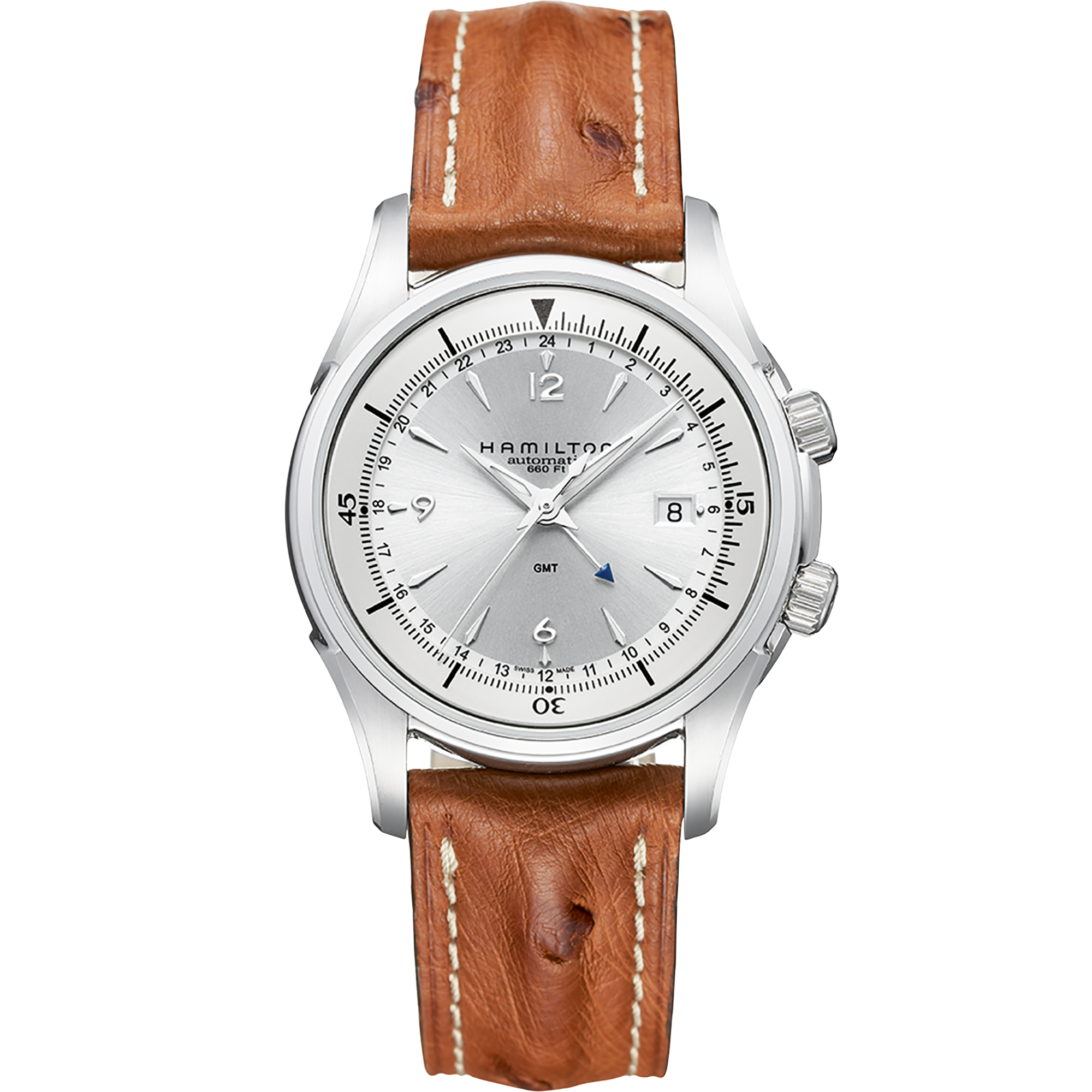 Jazzmaster Automatic Watch Traveler GMT - Silver Dial - H32625555