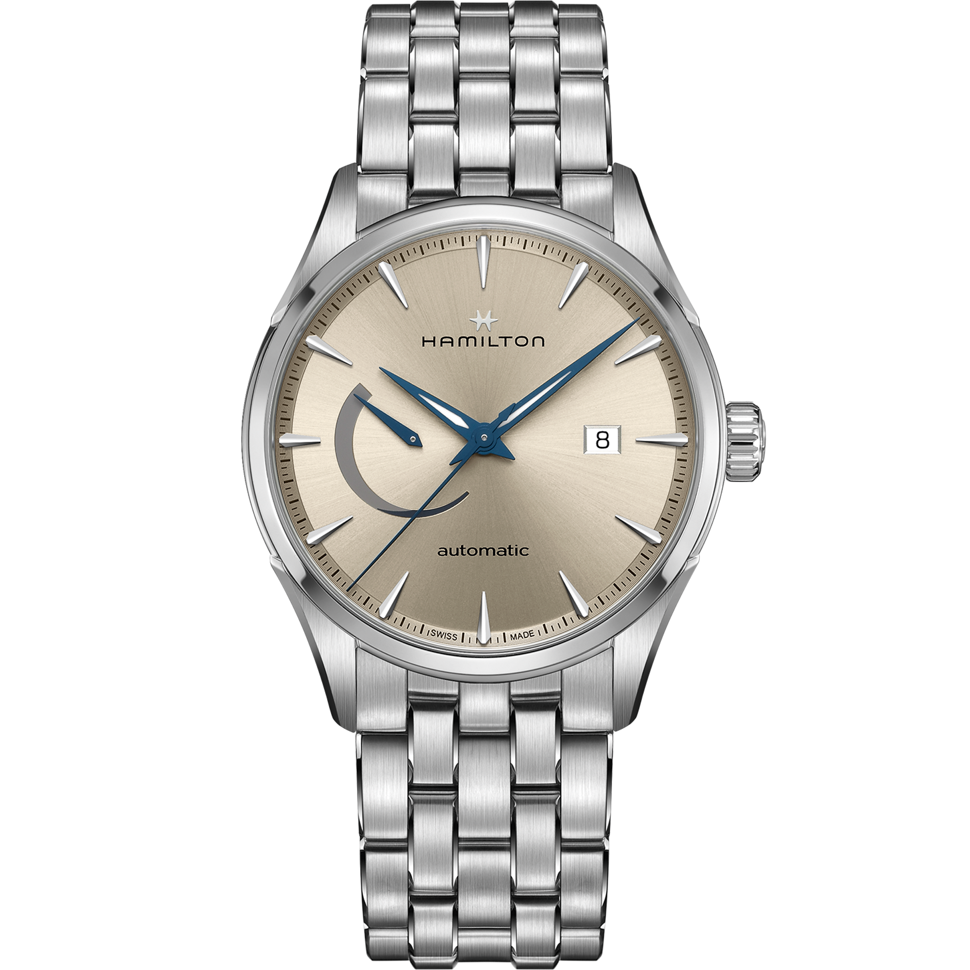 Jazzmaster Power Reserve Auto KLEUR WIJZERPLAAT Beige H32635122 Hamilton Watch