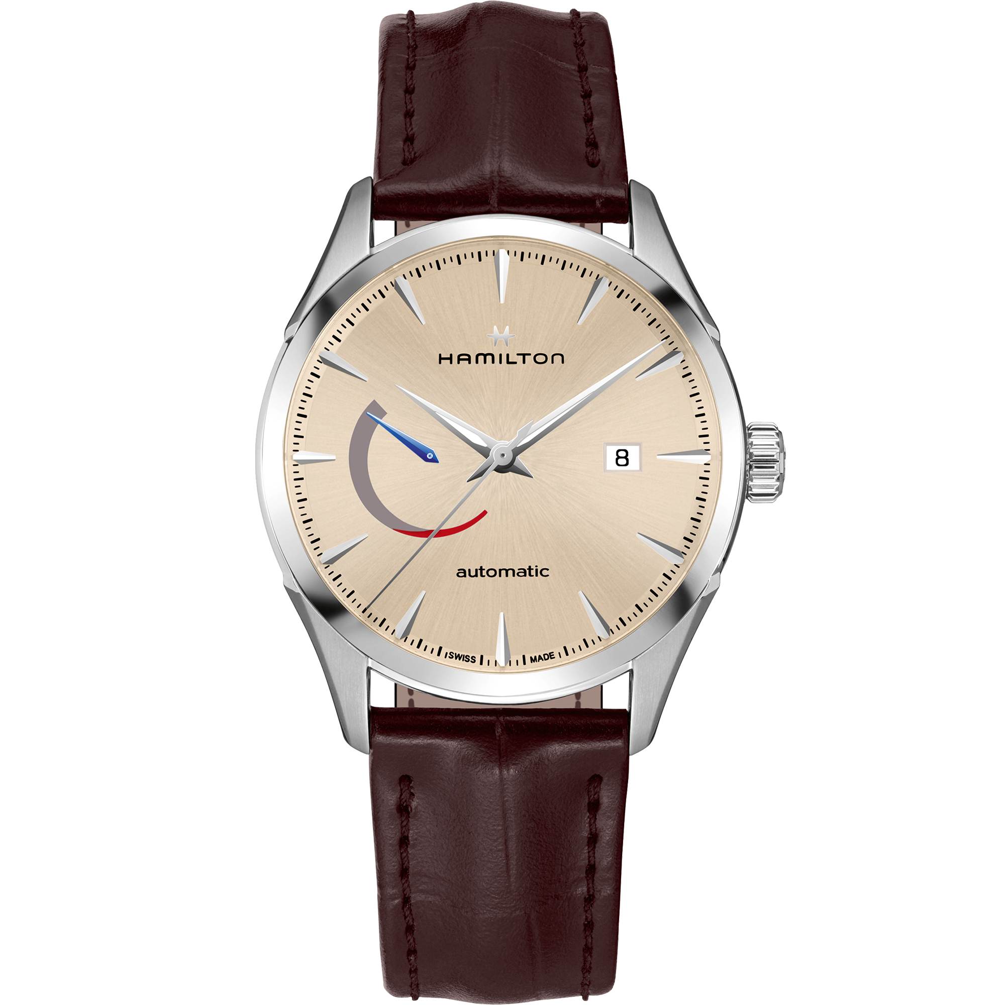 Jazzmaster Automatic Watch Power Reserve - Beige Dial - H32635521 ...