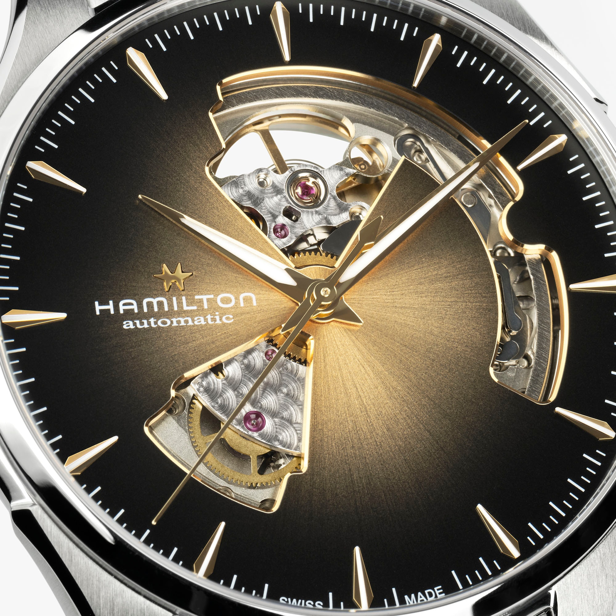 ジャズマスター オープン ハート オート 40mm | Hamilton Watch