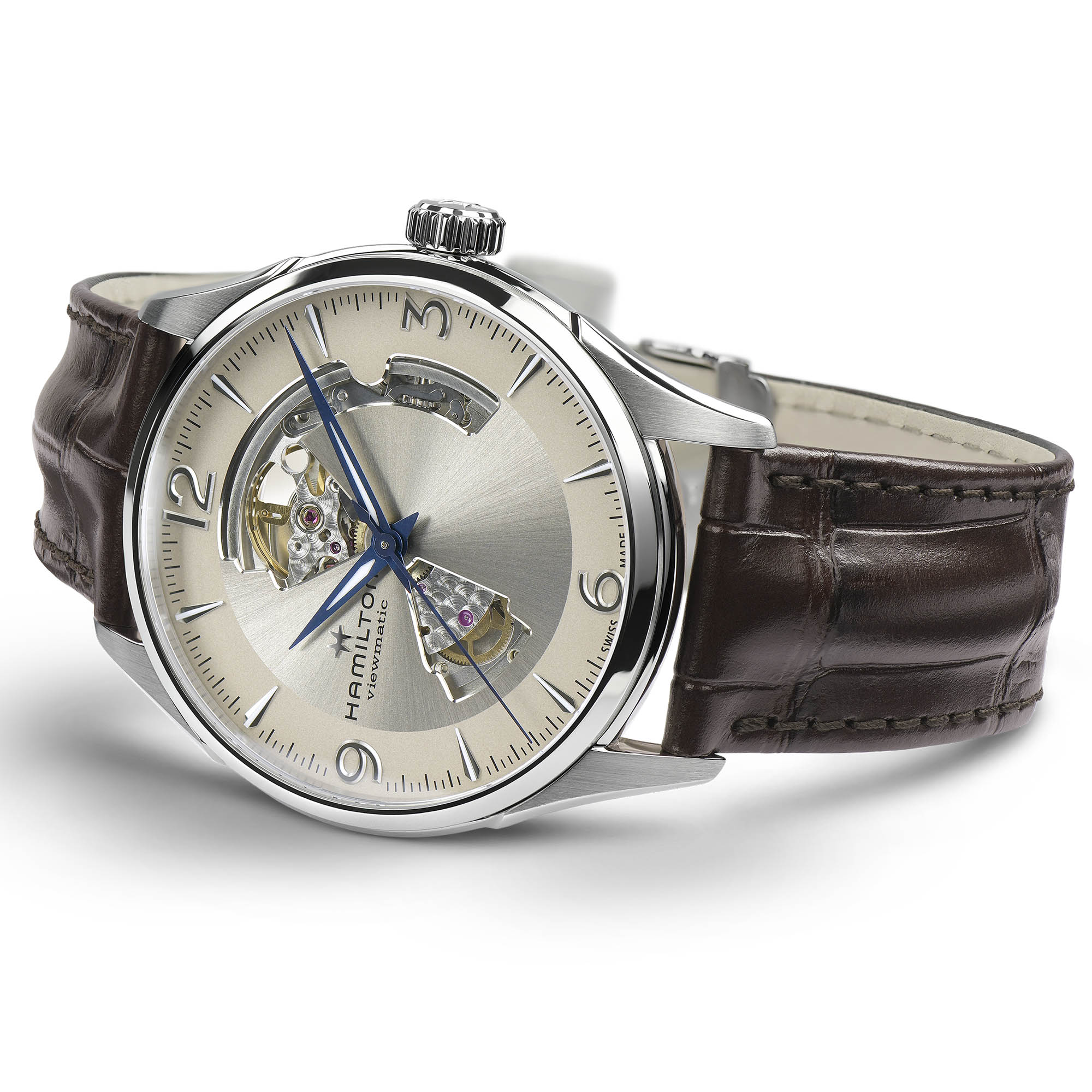 Montre hamilton jazzmaster open heart cheap