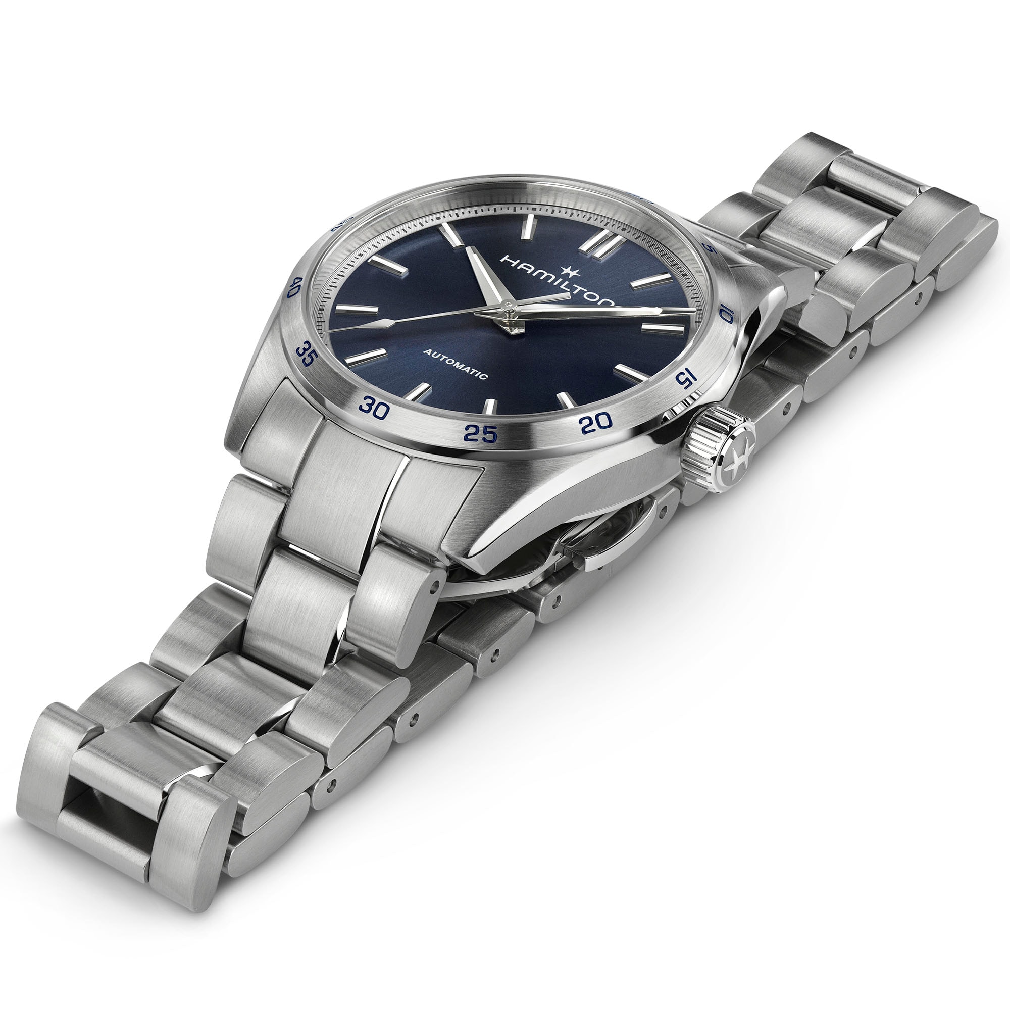 ジャズマスター Performer auto 34mm - ダイヤルカラー:ブルー