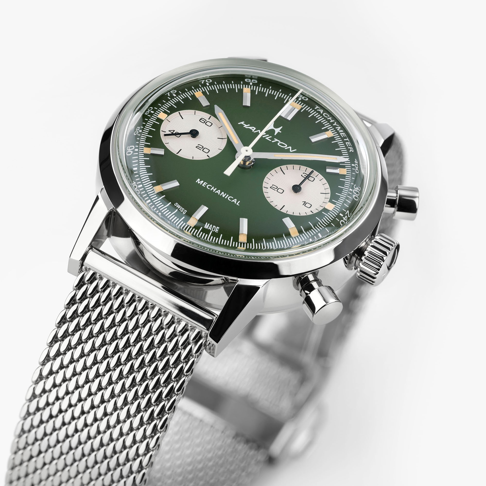 高い精度を誇るスイスメイドのクロノグラフ時計 | Hamilton Watch