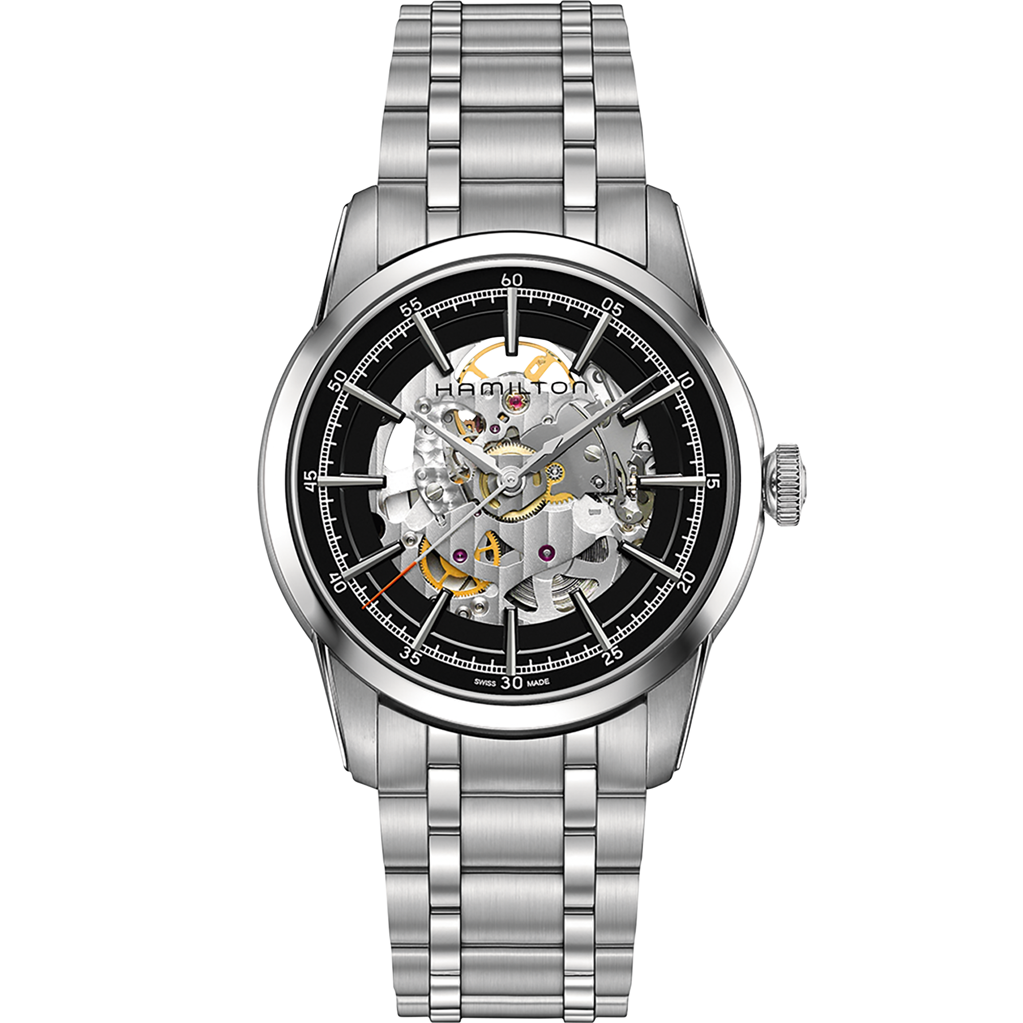 American Classic RailRoad Skeleton Automatic Watch - H40655131 