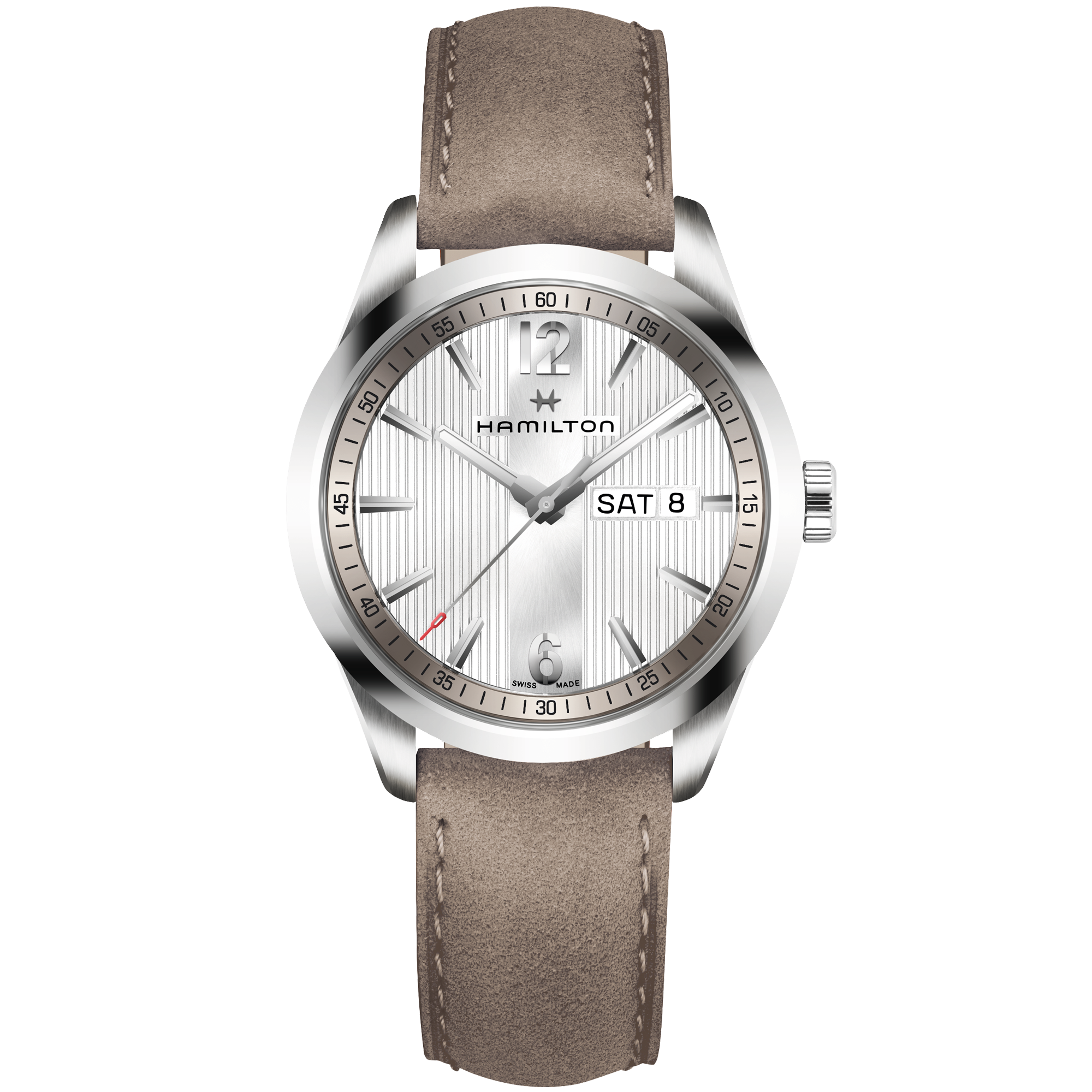 Broadway Quartz Watch Day Date - White Dial - H43311915 | Hamilton