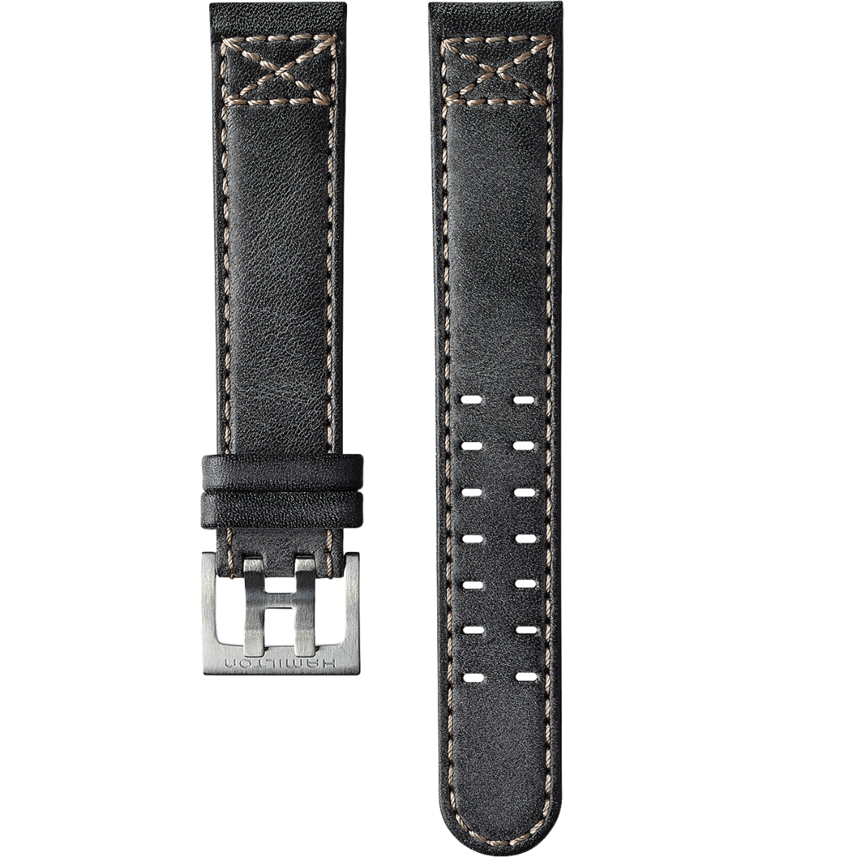 【訳あり】HAMILTON アナログ 腕時計　ベルト部品欠品　ブラック 訳あり】HAMILTON アナログ 腕時計 ベルト部品欠品 ブラック