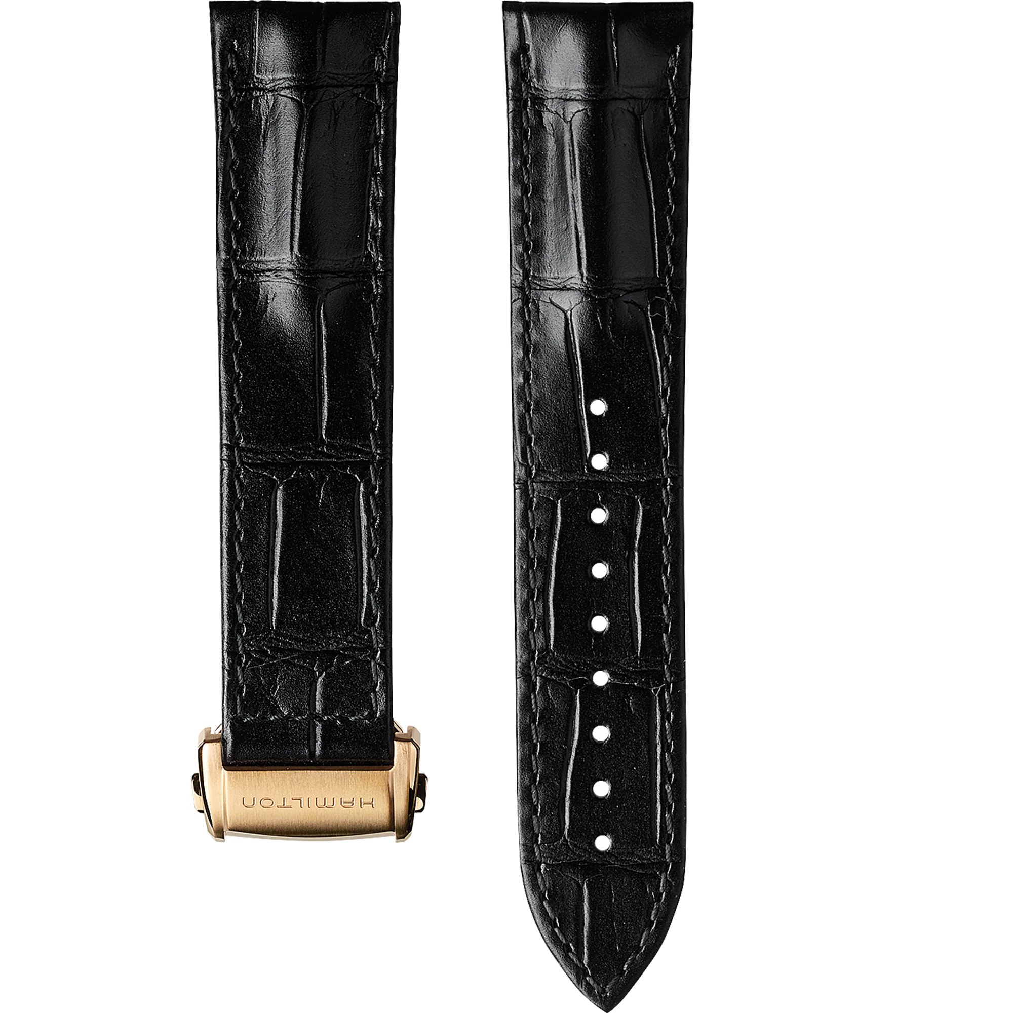 Jazzmaster BLACK STRAP 22mm - Strap color:Black - H6003271101