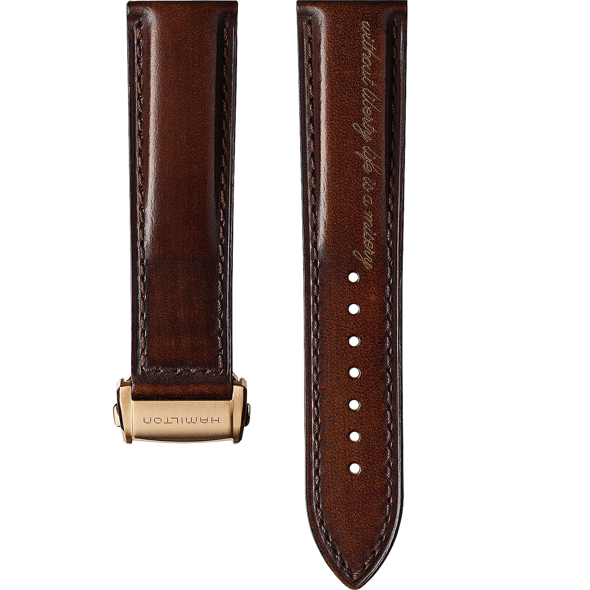 BROWN STRAP 22mm H6004241001 Hamilton Watch