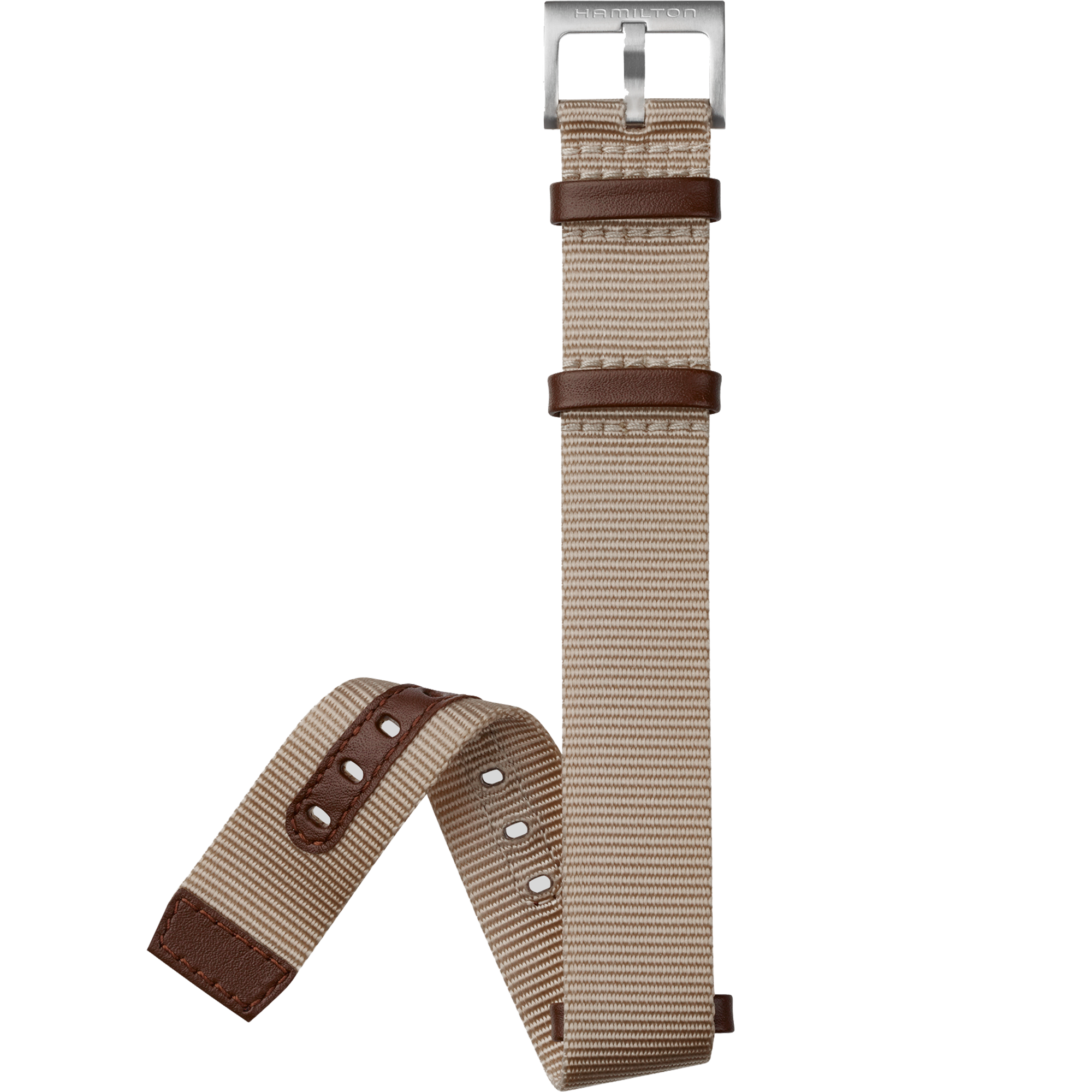 ハミルトン NATO ストラップ 20mm グレー 純正 Hamilton HAMILTON ハミルトン カーキフィールド用 純正NATOストラップ